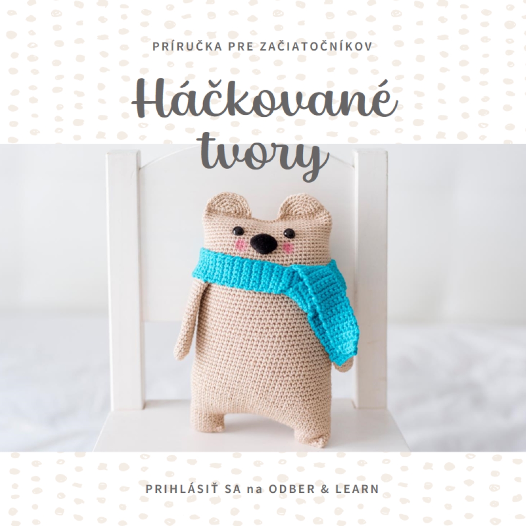 Začiatočník sprievodca háčkovanie white organic-simple