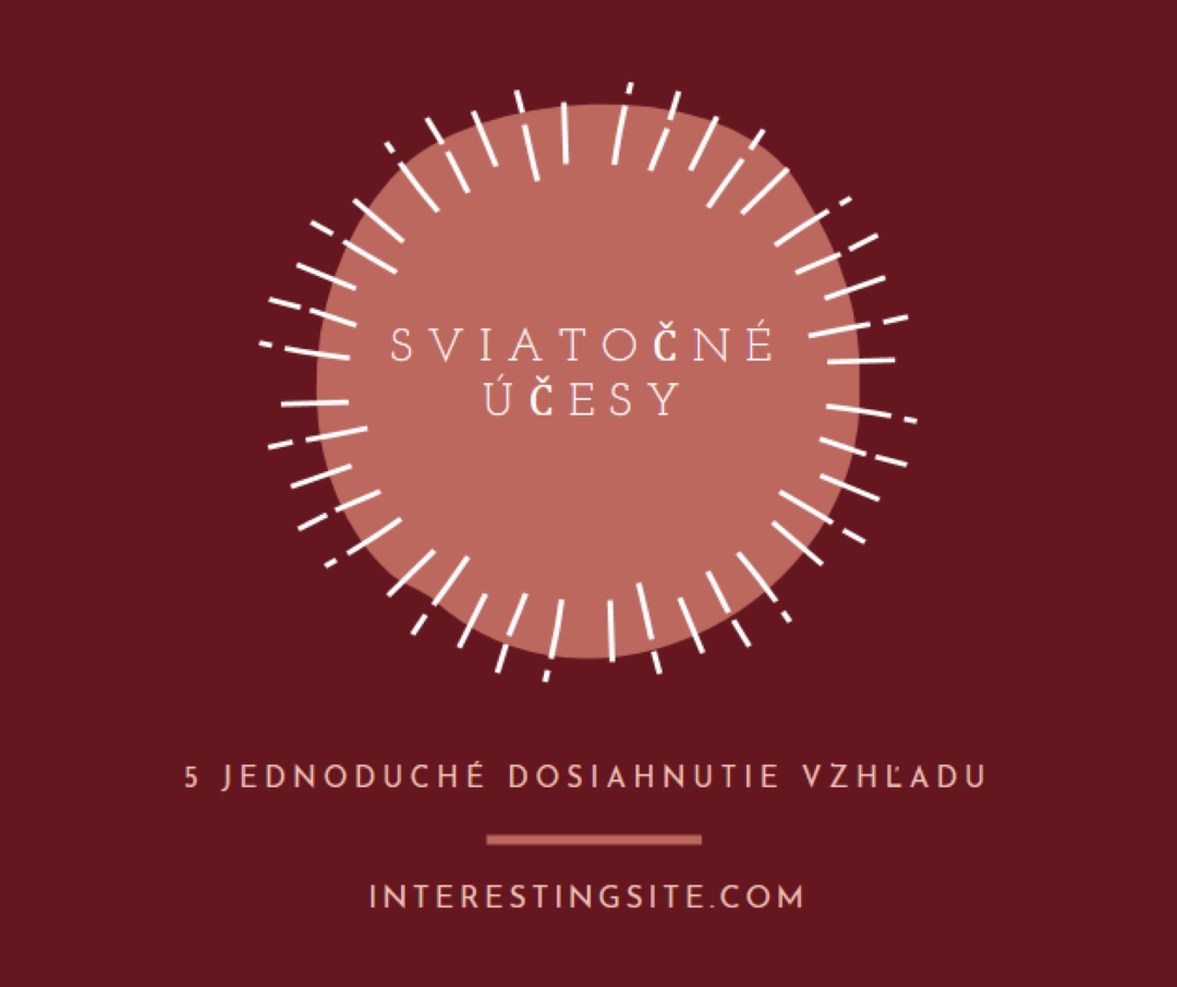 Dovolenka účesy red organic-simple
