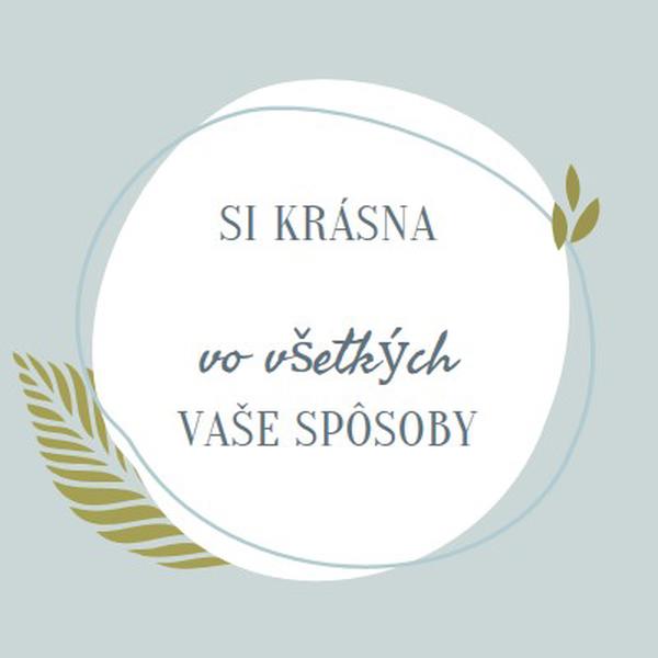 Krásne vo všetkých vašich cestách blue organic-simple