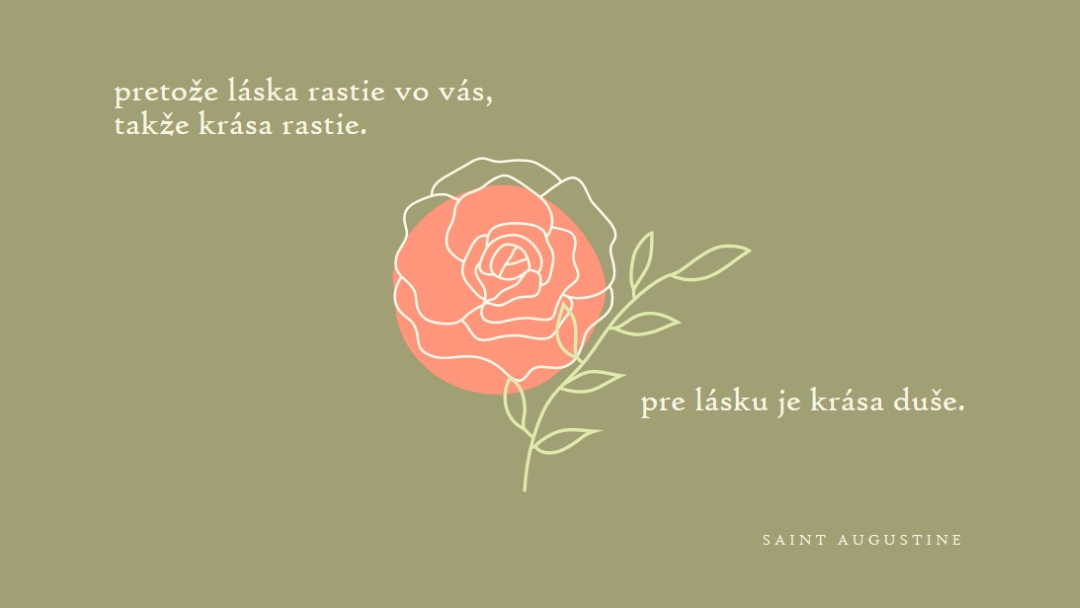 Láska rastie tu green organic-simple