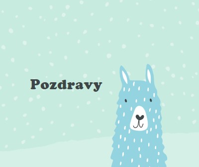 Pozdravy green whimsical-color-block