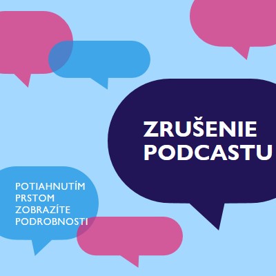 Podcast klesá teraz blue modern-color-block