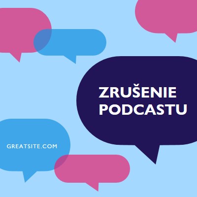 Podcast klesá teraz blue modern-color-block