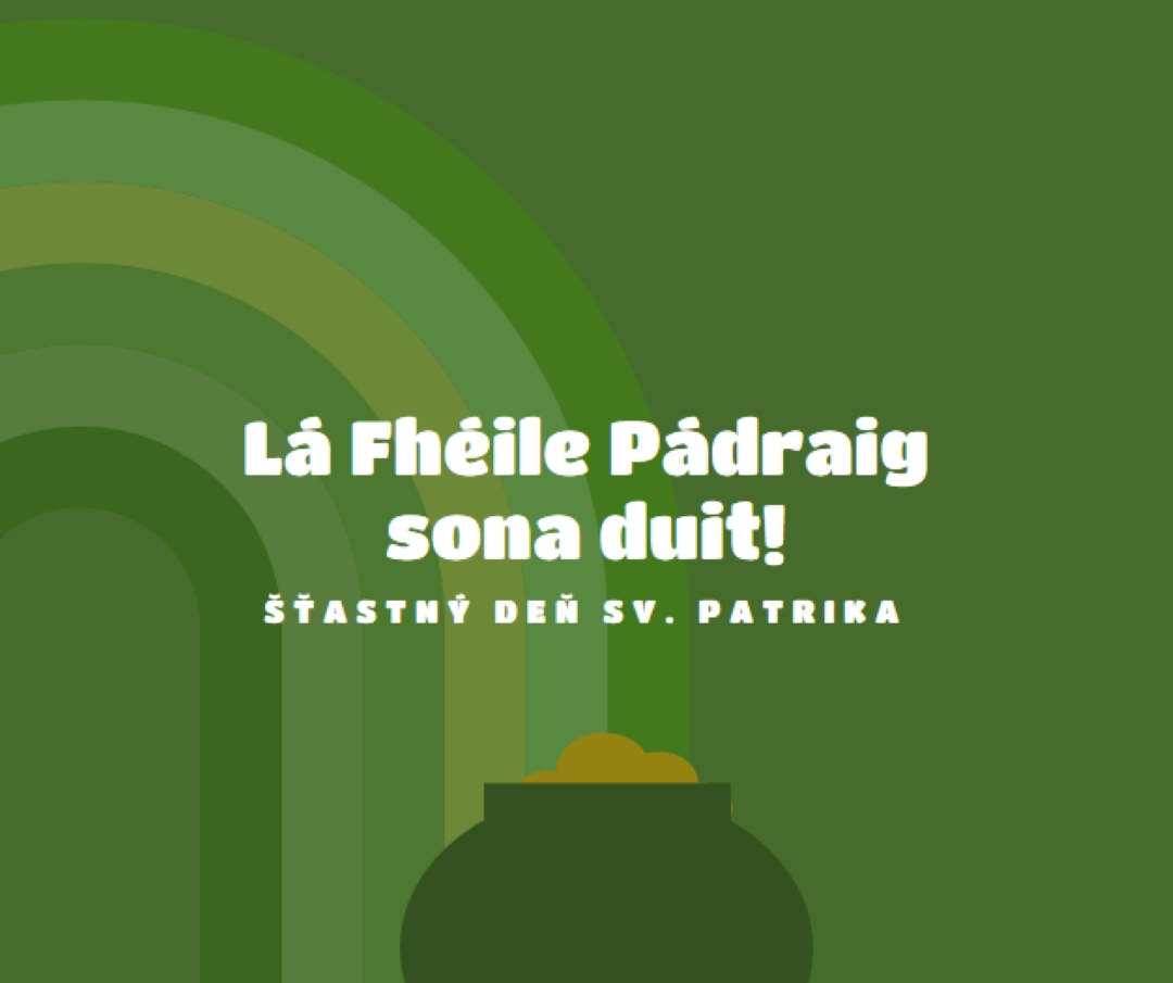 Šťastný Deň svätého Patrika green vintage-retro