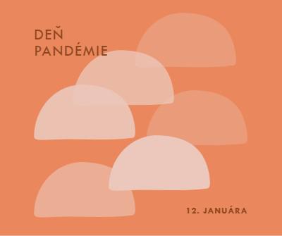 Deň pandémie orange organic-simple