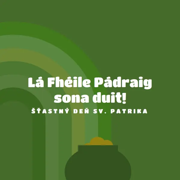 Šťastný Deň svätého Patrika green vintage-retro