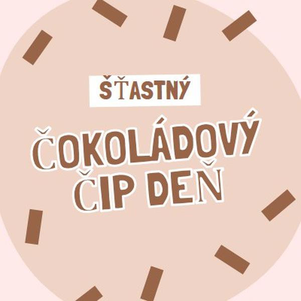 Šťastný čokoládový deň brown organic-simple