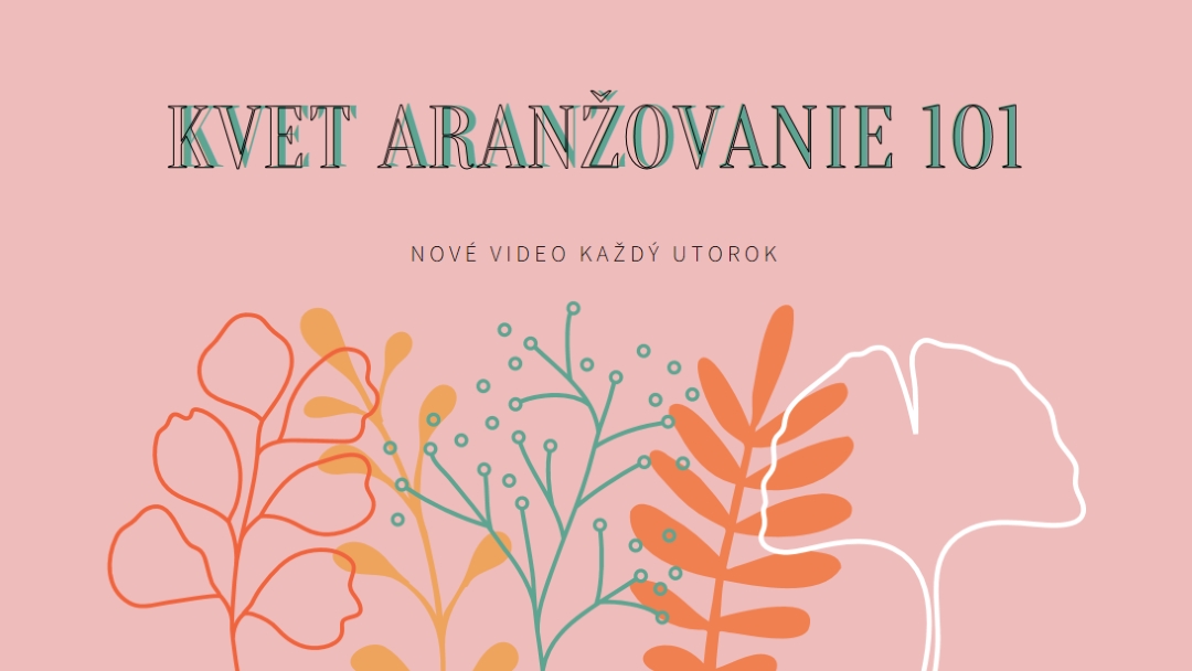 Koketná kvetinové kvety pink whimsical-line