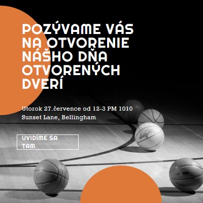 Športový deň otvorených dverí black vintage-retro