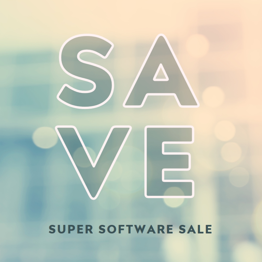 Super software sale blue modern-simple