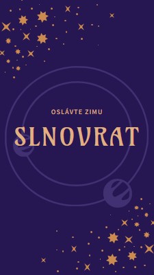 Zima sa blíži purple organic-boho