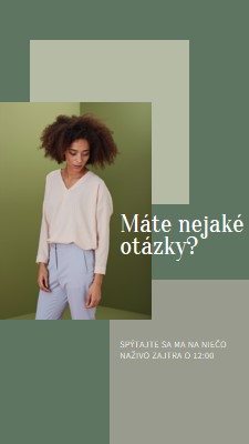 Máte nejaké otázky? green modern-simple