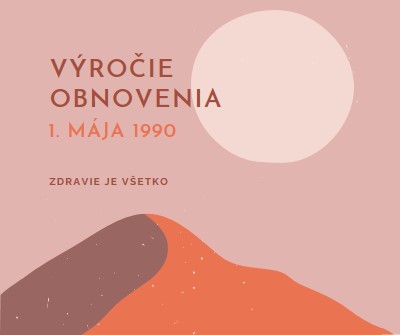 Výročie obnovenia pink organic-boho