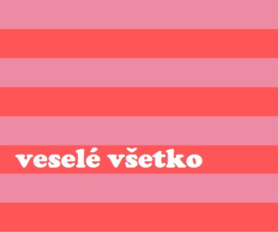 Všetko je veselé pink modern-bold