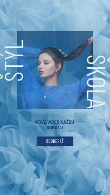 Pocit modrej blue modern-bold