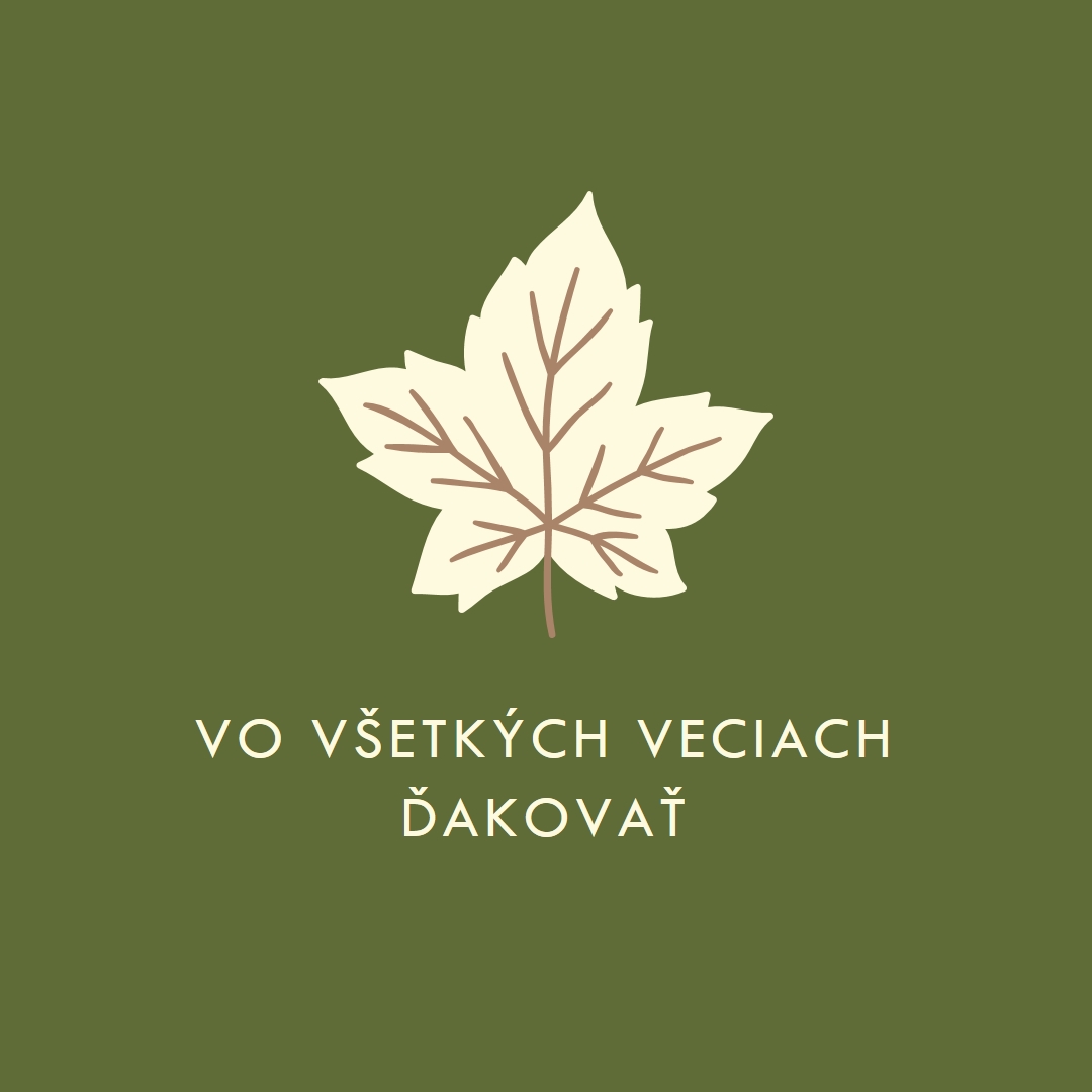 Postoj vďačnosti green modern-simple