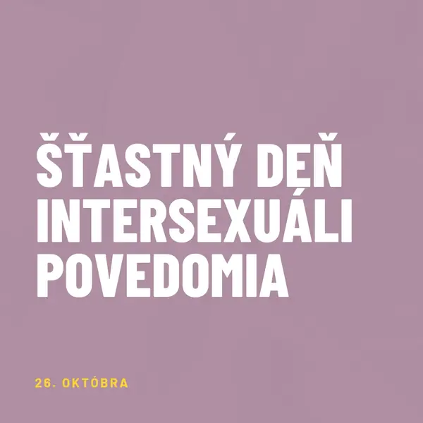 Happy Intersex Awareness Day purple modern-bold