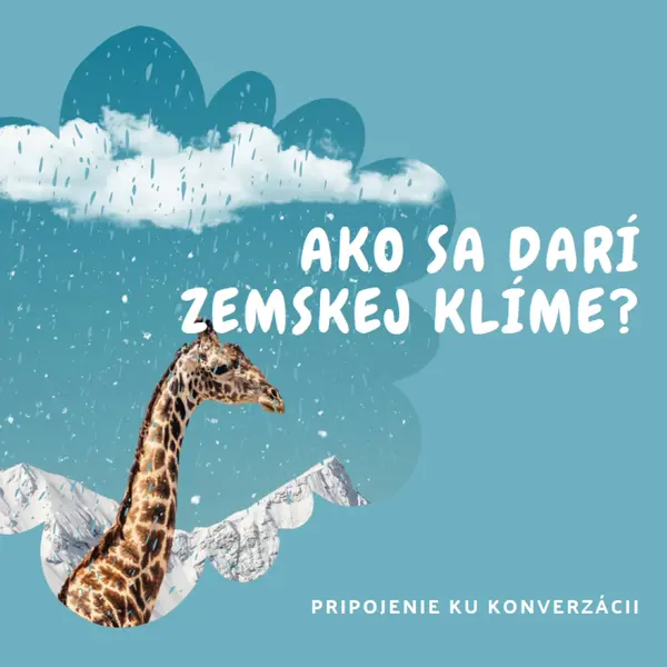 Poďme hovoriť o zmene klímy blue whimsical-color-block