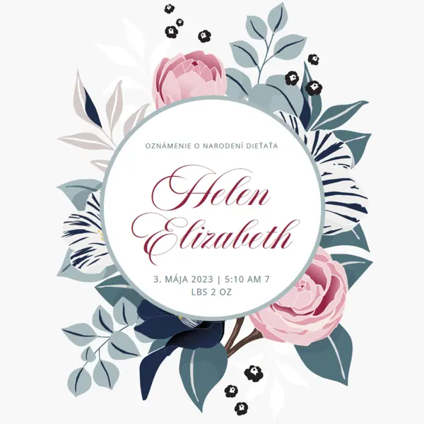 Kvitnúce dieťatko white vintage-botanical