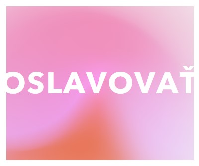 Poďme oslavovať vo veľkom štýle pink modern-bold