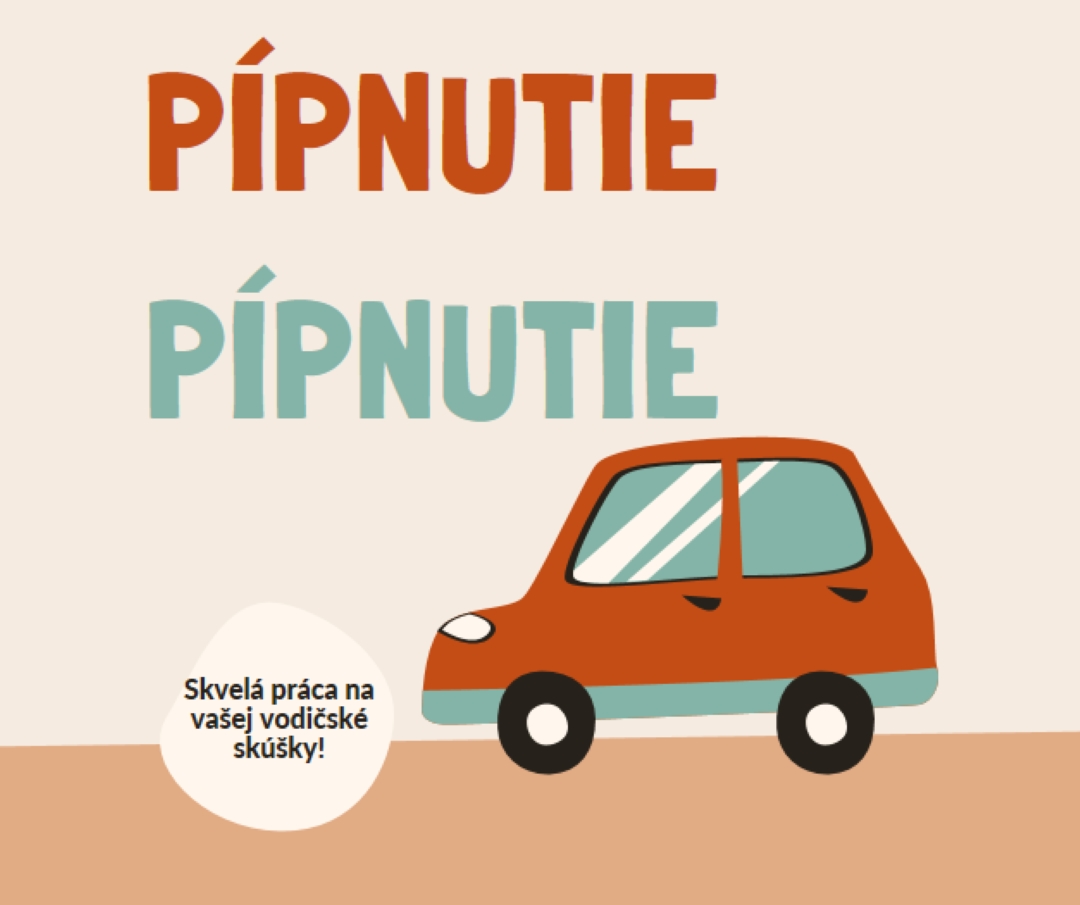 Pípnutie! orange whimsical-color-block