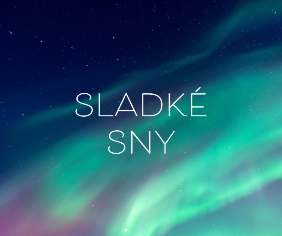 Sladká nočná obloha snov blue modern-simple