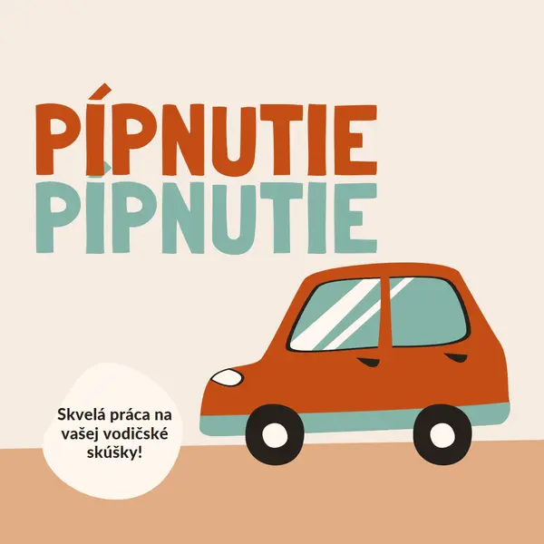 Pípnutie! orange whimsical-color-block