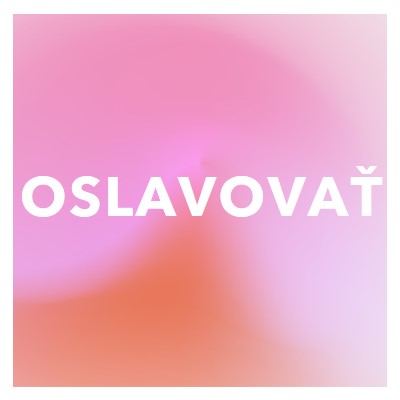 Poďme oslavovať vo veľkom štýle pink modern-bold