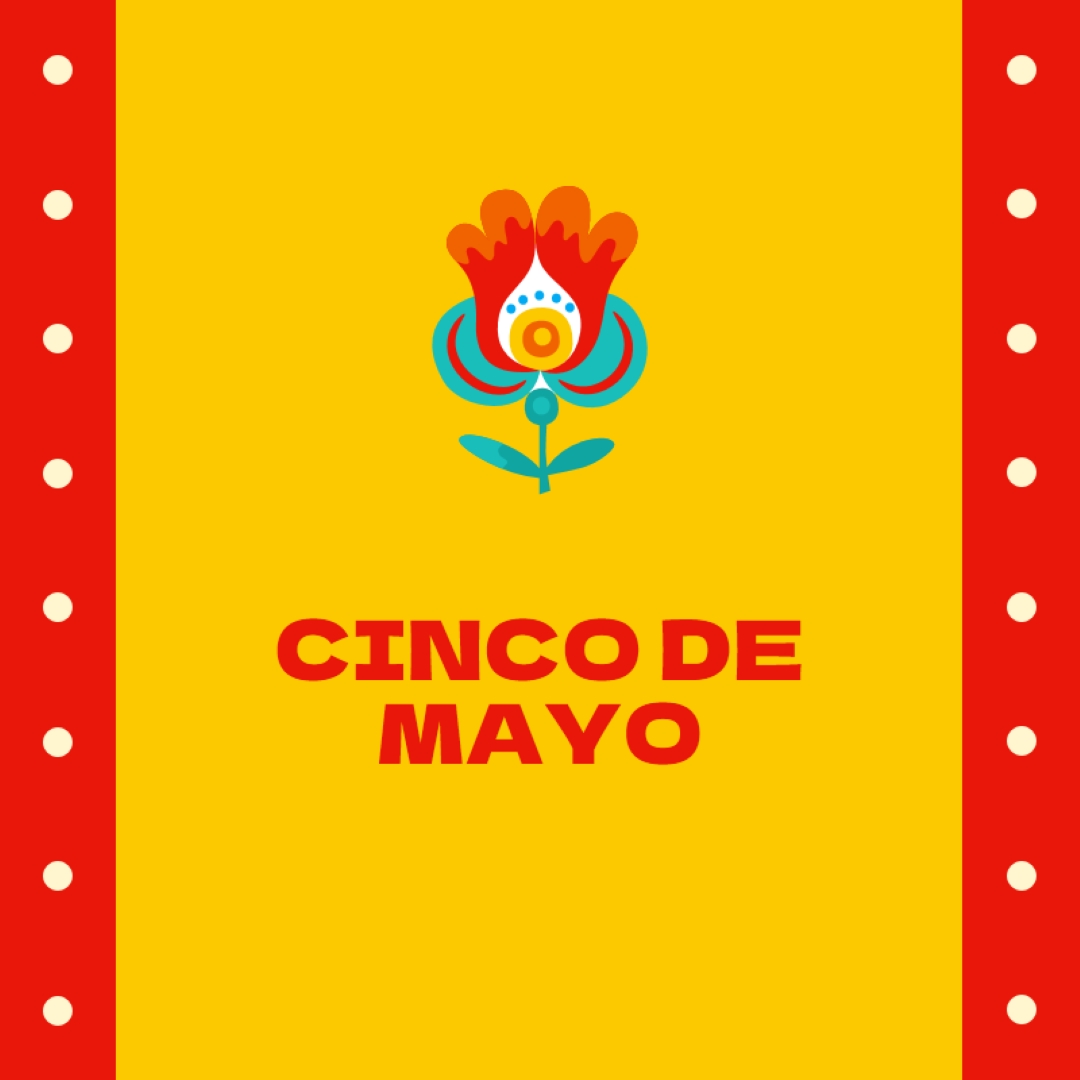 Cinco de Mayo yellow modern-color-block