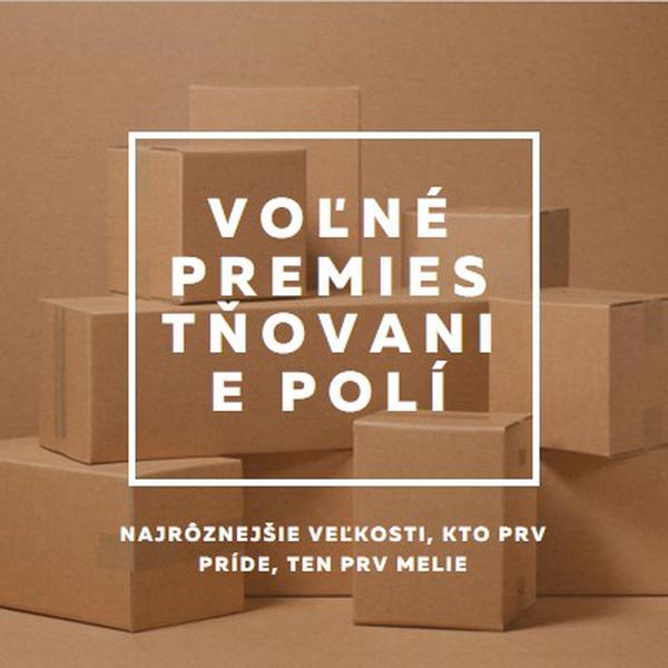 Voľné premiestňovanie polí brown modern-simple