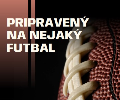 Pripravený na futbal brown modern-simple