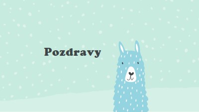 Pozdravy green whimsical-color-block