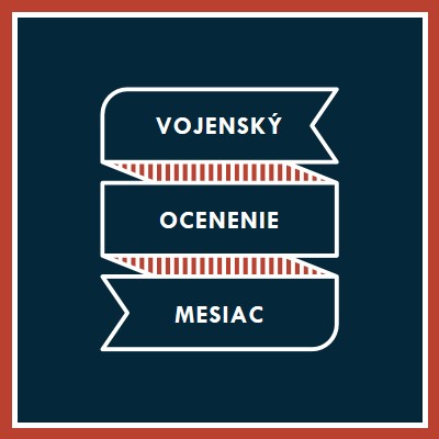 Oslavuje vojenské ocenenie mesiac blue modern-simple