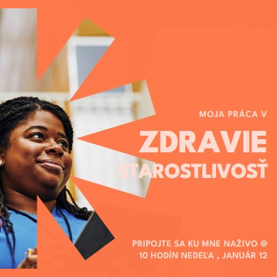 Zdravotná hero orange modern-bold