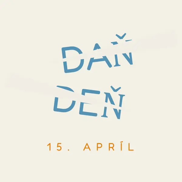 Nezabudnite na daňový deň gray modern-simple
