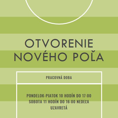 Ciele poľa green modern-geometric-&-linear