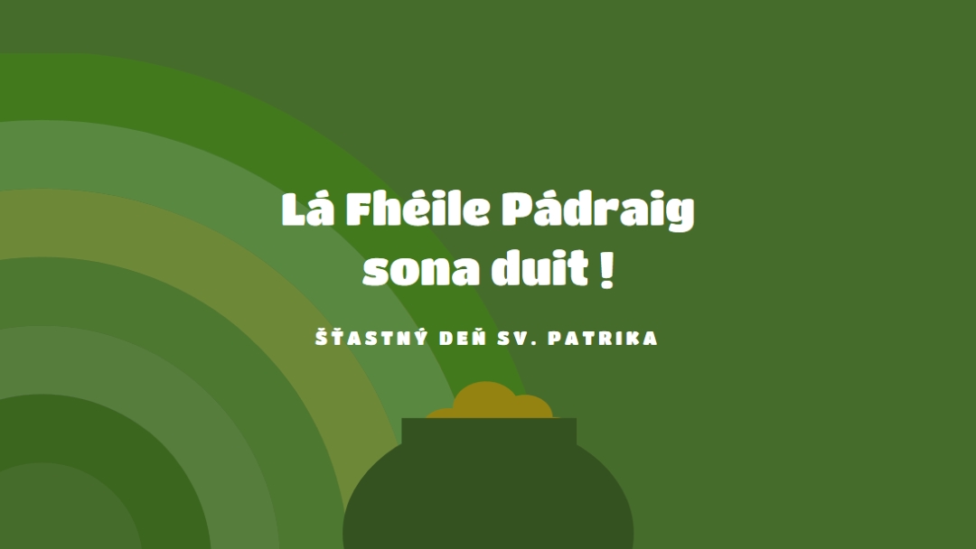 Šťastný Deň svätého Patrika green vintage-retro