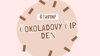 Šťastný čokoládový deň brown organic-simple