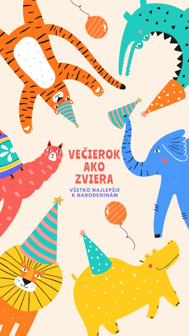 Večierok yellow whimsical-color-block