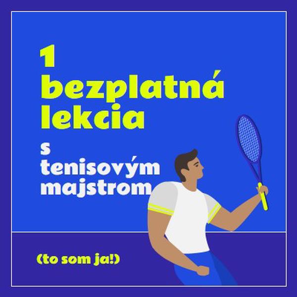 Lekcia zdarma s tenisovým majstrom blue vibrant,bold,block,frame,graphic,bright