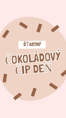 Šťastný čokoládový deň brown organic-simple