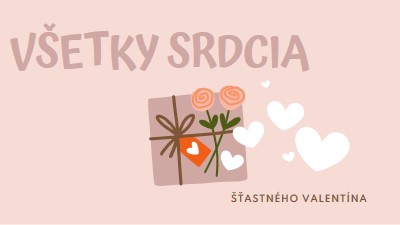 Všetky srdcia pink whimsical-color-block