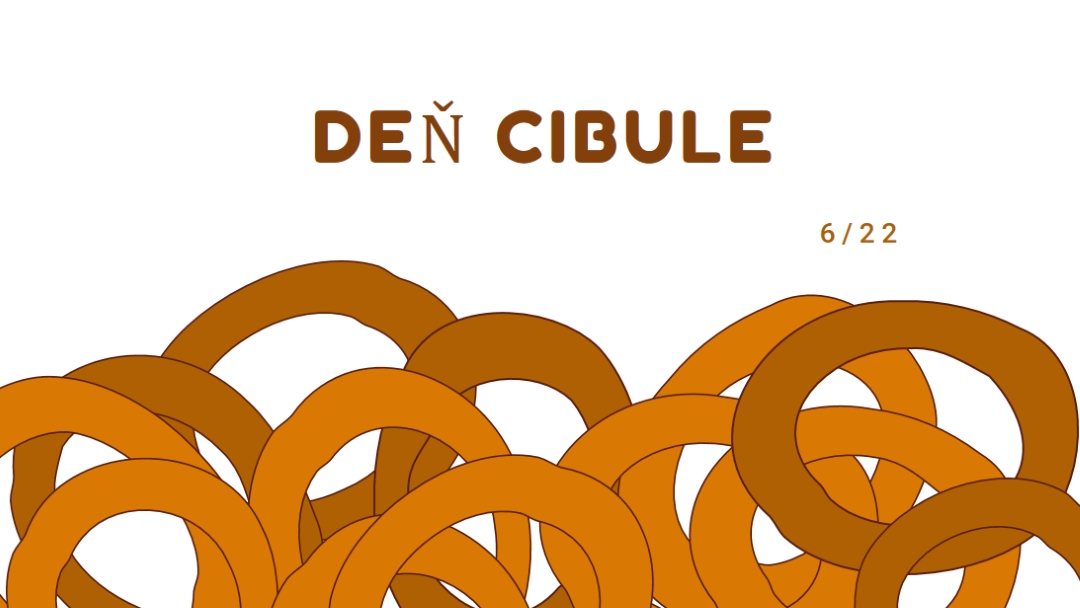 Kruhy desiatok orange whimsical-line