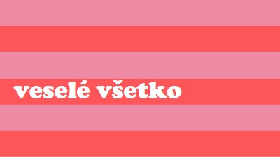 Všetko je veselé pink modern-bold