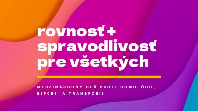 Česť Medzinárodný deň proti homofóbii purple modern-bold