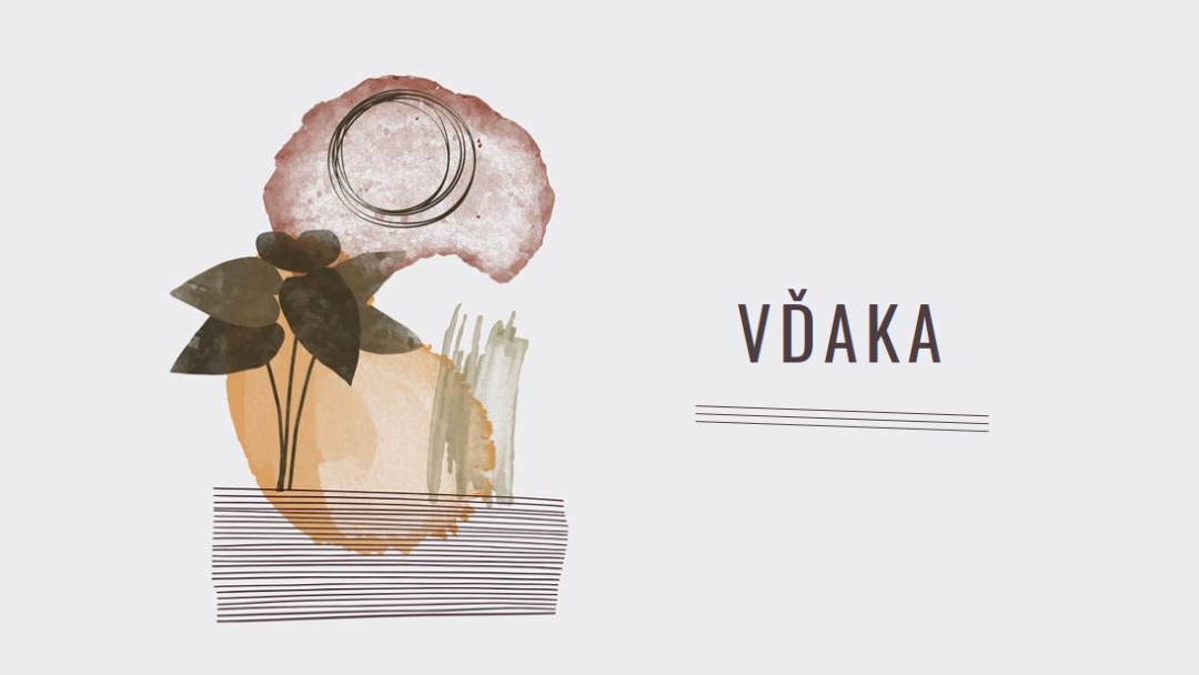 Odvážne a artsy ďakujem white organic-simple