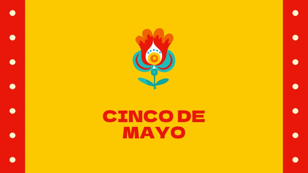 Cinco de Mayo yellow modern-color-block