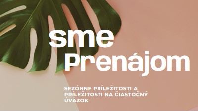 Prijímame sezónnych pracovníkov pink modern-simple