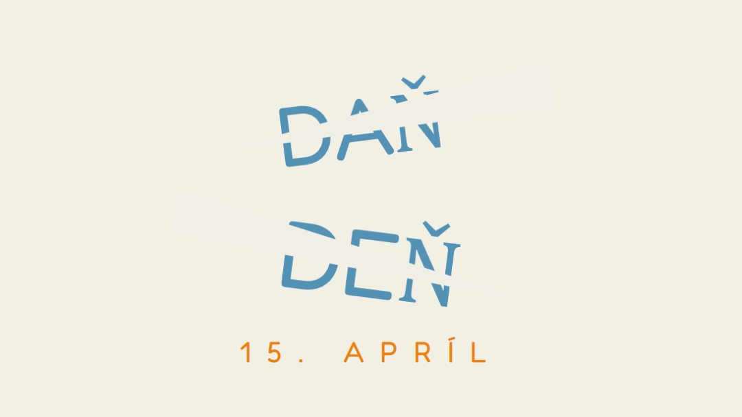 Nezabudnite na daňový deň gray modern-simple