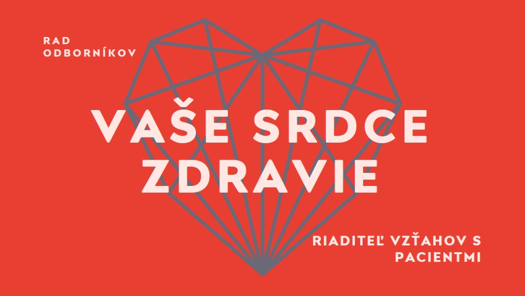Vaše zdravie srdca red modern-bold